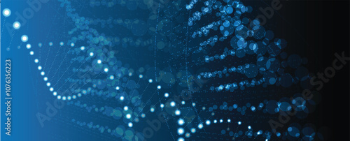 Abstract DNA molecule  technology