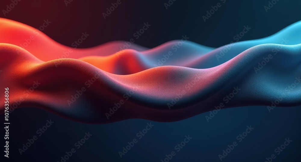 Ruby, olive, tangerine, and sky blue tones blend in balanced flows over a dark background. A fluid, dreamlike abstract scene with undulating lines in Houdini FX style. Ruby, olive, tangerine, and sky blue tones blend in balanced flows over a dark background. A fluid, dreamlike abstract scene with undulating lines in Houdini FX style.