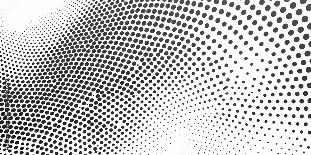 A flowing halftone pattern features a striking dot design with a grunge texture overlay, offering an intriguing backdrop for creative projects or contemporary art presentations. A flowing halftone pattern features a striking dot design with a grunge texture overlay, offering an intriguing backdrop for creative projects or contemporary art presentations.