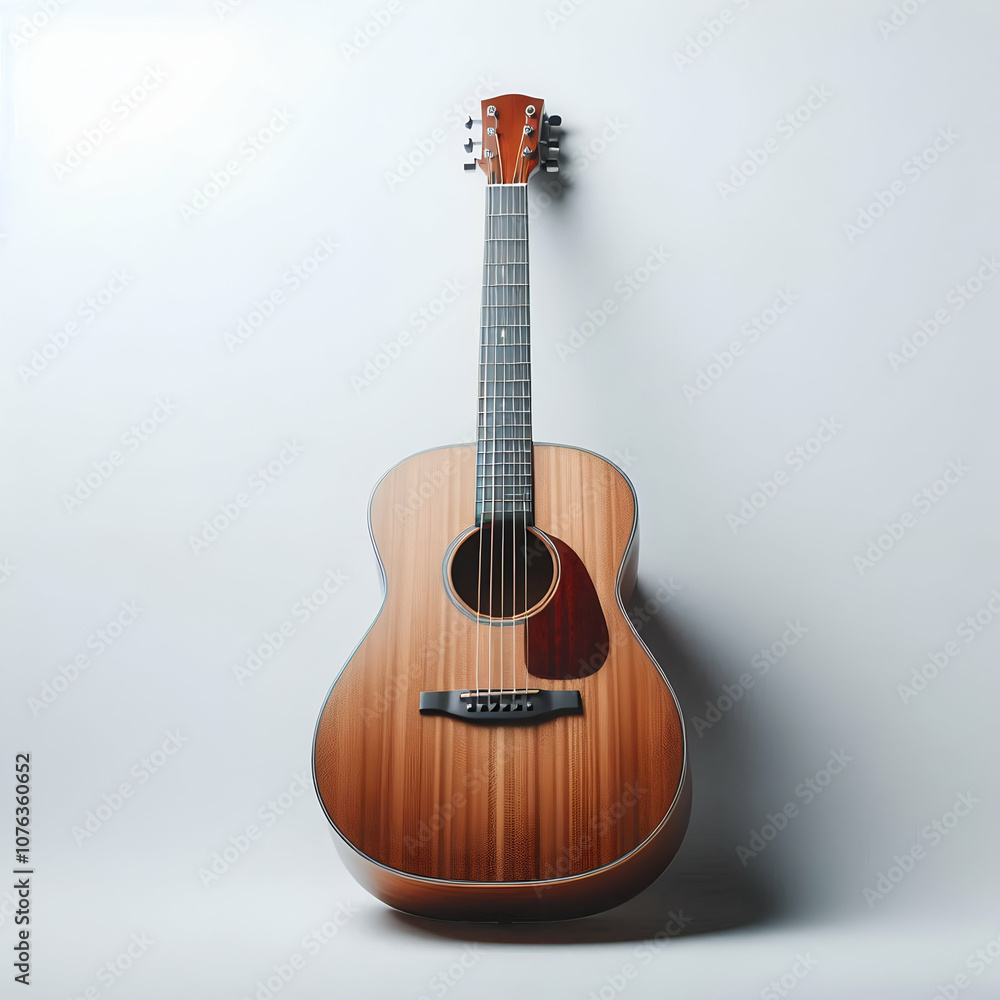 Obraz premium Classical acoustic guitar generated ai.