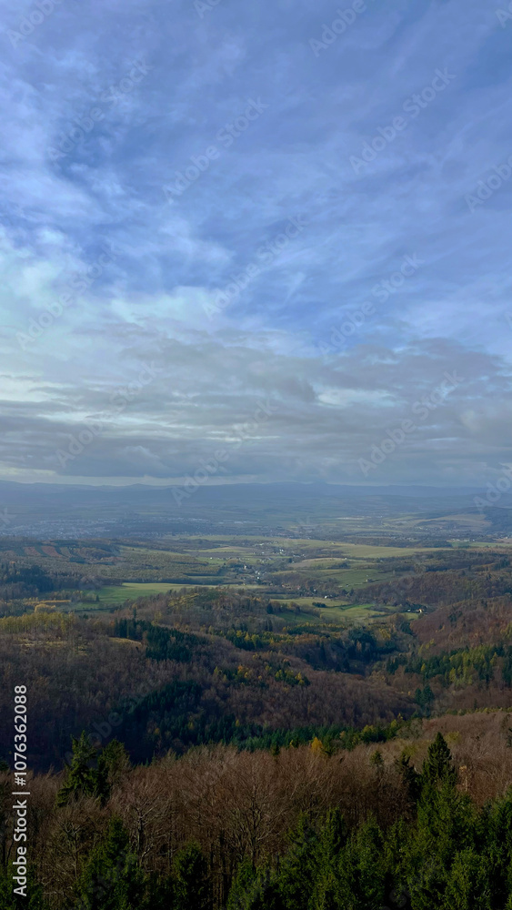 Autumn in the mountains, autumn mountains from above. Drone view. Autumn in the mountains, autumn mountains from above. Drone view.