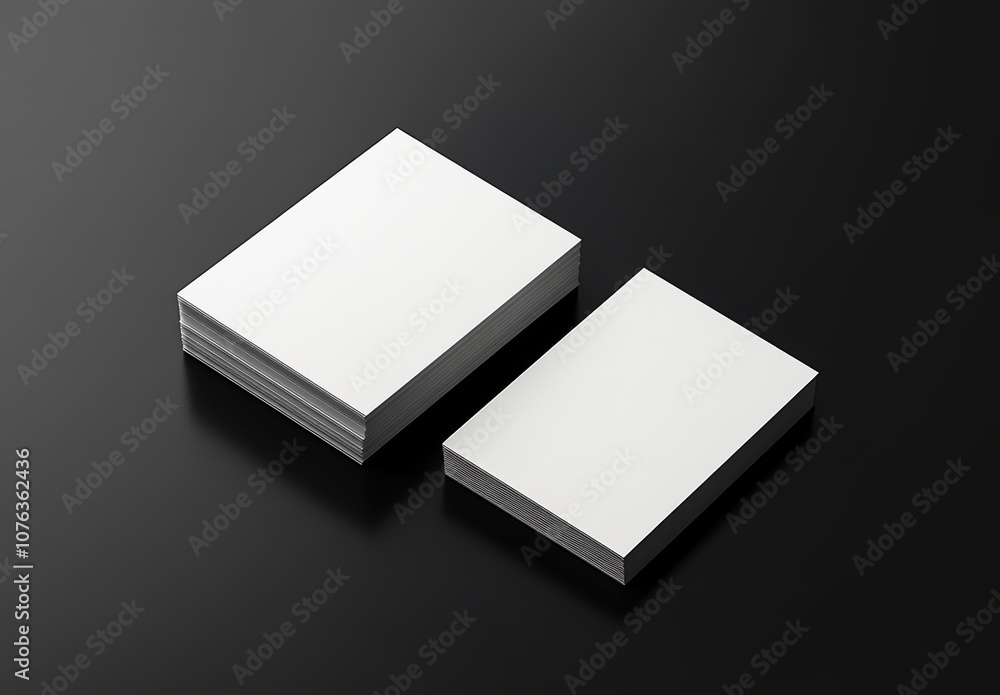 Blank Business Cards Mockup. Blank Business Cards Mockup.