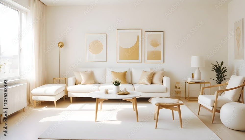 Photo interior modern design room 3d illustration Photo interior modern design room 3d illustration