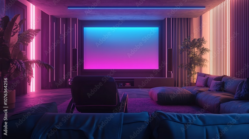 Immersive Smart Home Theater with AI Controlled 3D Projection and Adaptive Lighting Immersive Smart Home Theater with AI Controlled 3D Projection and Adaptive Lighting