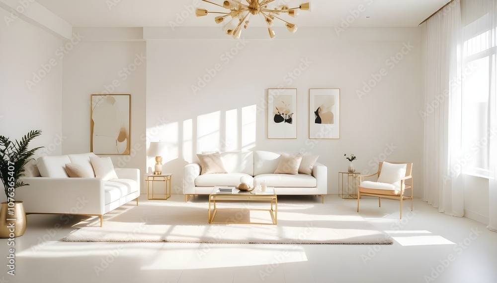 Photo interior modern design room 3d illustration Photo interior modern design room 3d illustration