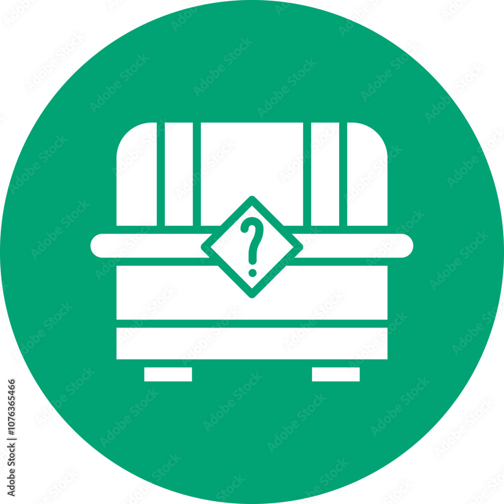 Loot Box glyph circle icon Loot Box glyph circle icon