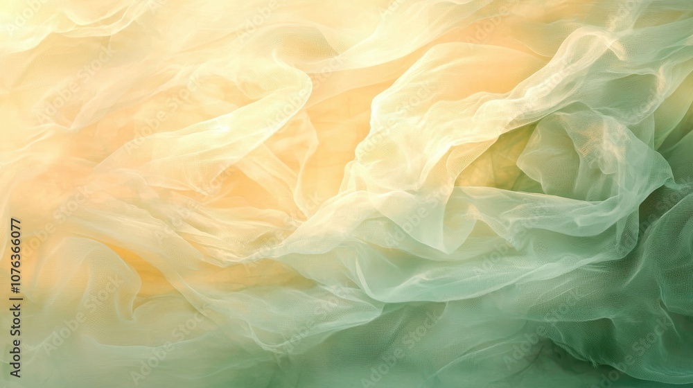 Fototapeta premium Create stunning visuals with a soft gradient background featuring organic shapes in light tones