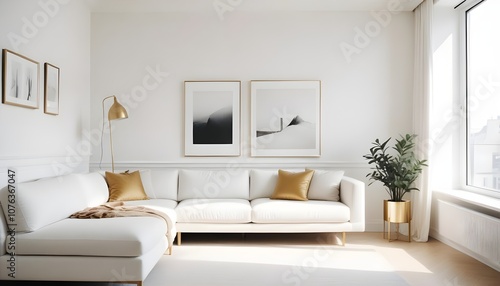 Photo interior modern design room 3d illustration