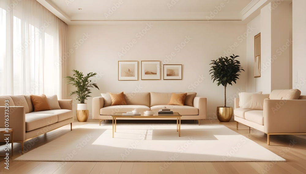 Photo interior modern design room 3d illustration Photo interior modern design room 3d illustration