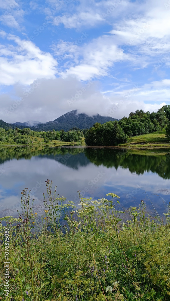 Beautiful mountain landscape in croata