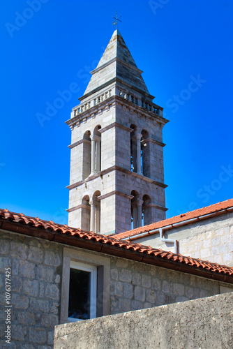 Obraz na płótnie Nerezine Croatia franciscan monastery w salonie