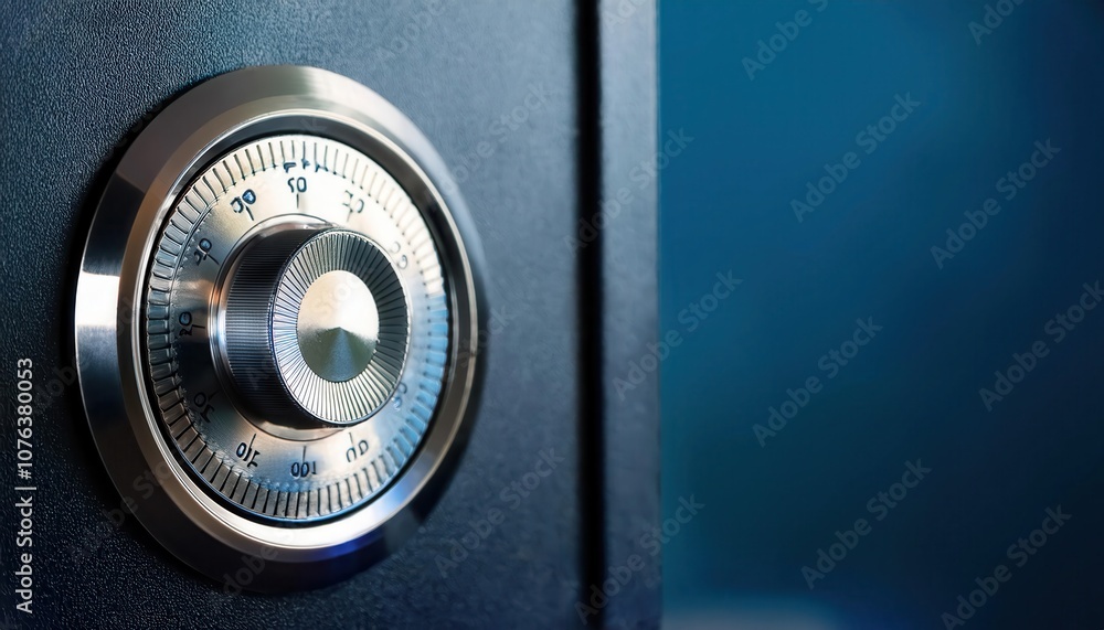 Close-up view of a safe dial, symbolizing security and protection of valuables. Close-up view of a safe dial, symbolizing security and protection of valuables.