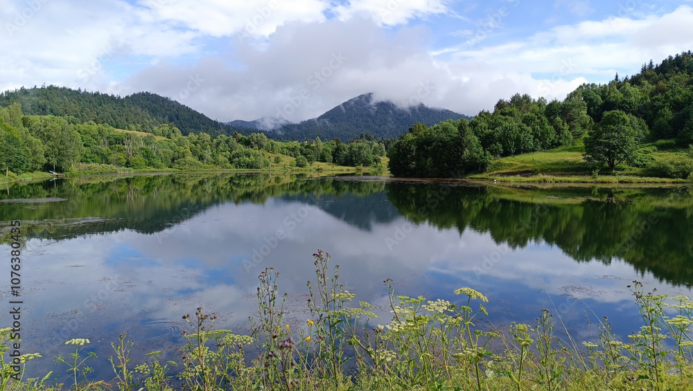Beautiful mountain landscape in croata