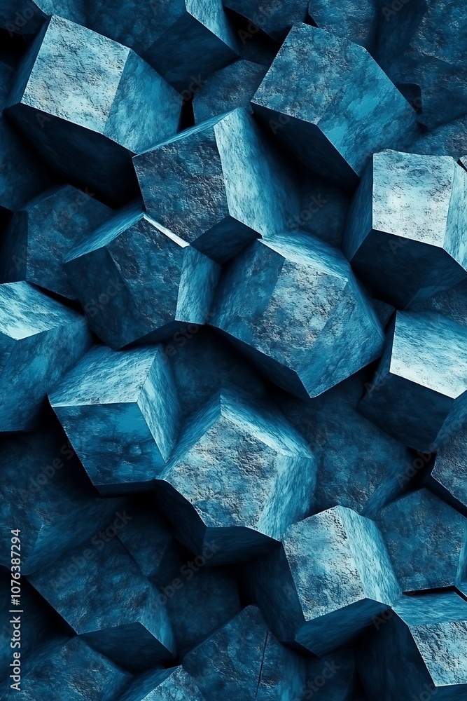 custom made wallpaper toronto digitalGeometric Abstract Backdrop in Shades of Blue with Clean Lines and Modern Patterns