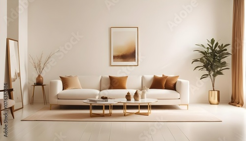 Photo interior modern design room 3d illustration