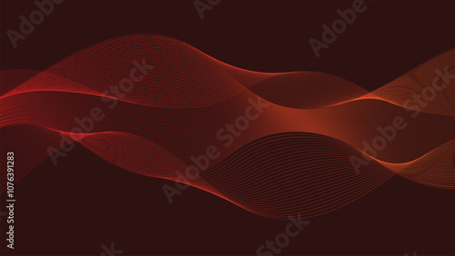 Crimson Waves of Energy