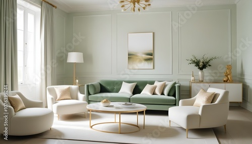 Wallpaper Mural Photo interior modern design room 3d illustration Torontodigital.ca