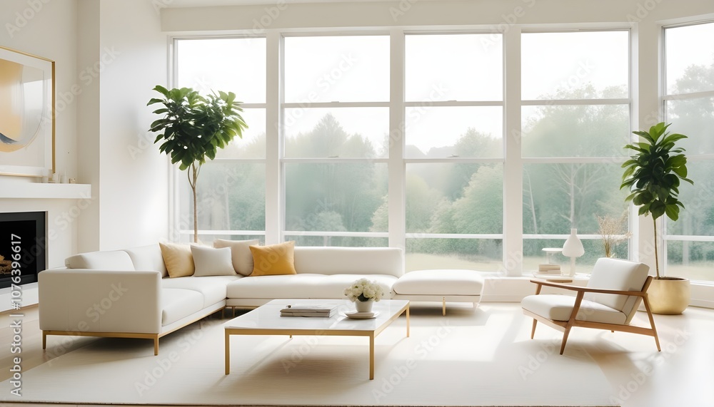 Photo interior modern design room 3d illustration Photo interior modern design room 3d illustration