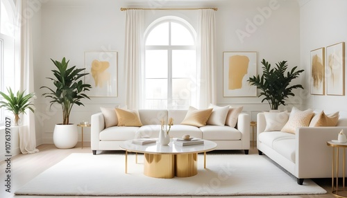 Photo interior modern design room 3d illustration