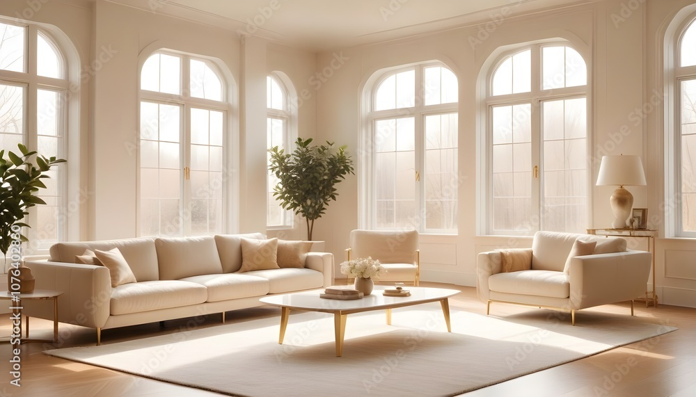 Photo interior modern design room 3d illustration Photo interior modern design room 3d illustration