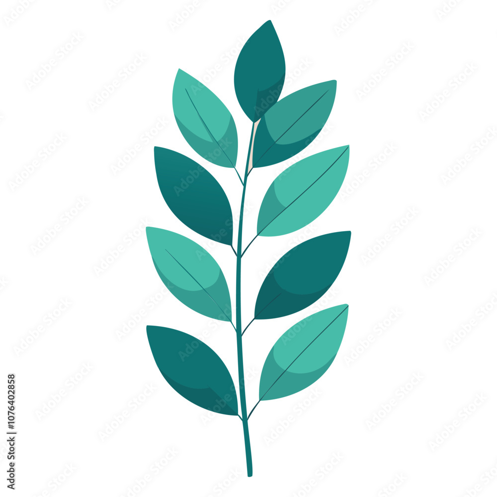 eucalyptus leaf vector art for botanical and nature designs eucalyptus leaf vector art for botanical and nature designs