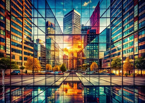 Captivating Double Exposure Photography of Grids and Patterns for Modern Smartphone Users in Urban Settings, Showcasing Artistic Techniques and Innovative Visuals