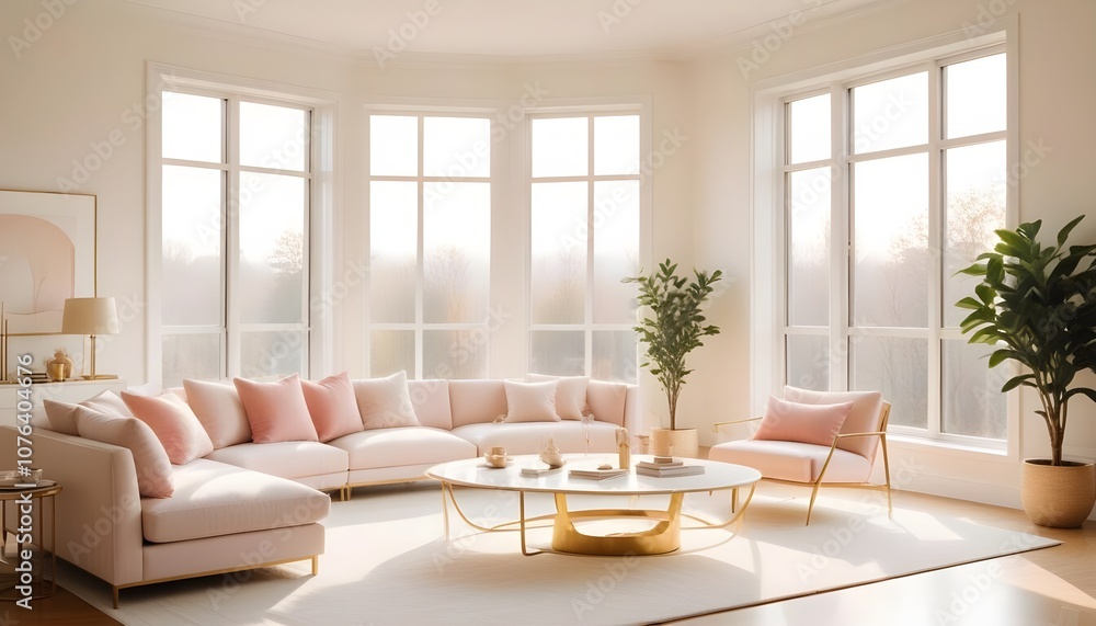 Photo interior modern design room 3d illustration Photo interior modern design room 3d illustration