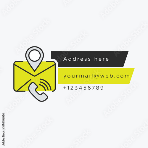 Address here or email and calling button