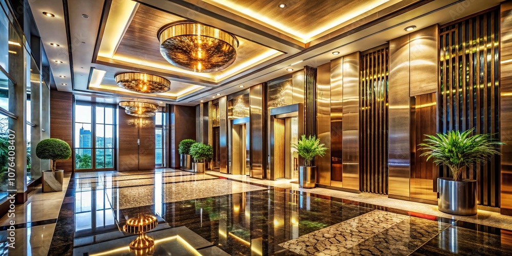 Captivating Landscape Photography Featuring Lift Buttons in a Luxurious Hotel Lobby with Modern Design Elements and Ambient Lighting for Architectural and Interior Inspiration Captivating Landscape Photography Featuring Lift Buttons in a Luxurious Hotel Lobby with Modern Design Elements and Ambient Lighting for Architectural and Interior Inspiration