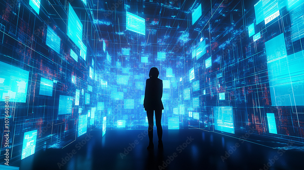 Digital Transformation A User Exploring an AI-Powered Environment Digital Transformation A User Exploring an AI-Powered Environment