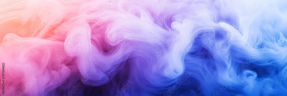 Aesthetic abstract background with gradient of smoky blue and pink colours. Presentation template. Generative AI Aesthetic abstract background with gradient of smoky blue and pink colours. Presentation template. Generative AI