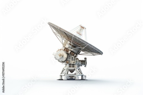 Satellite outdoors antenna broadcasting.
