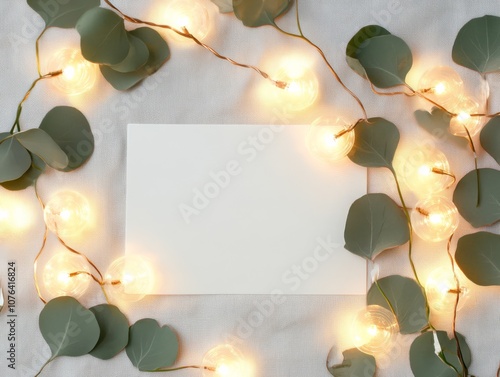 Blank postcard mockup  photo