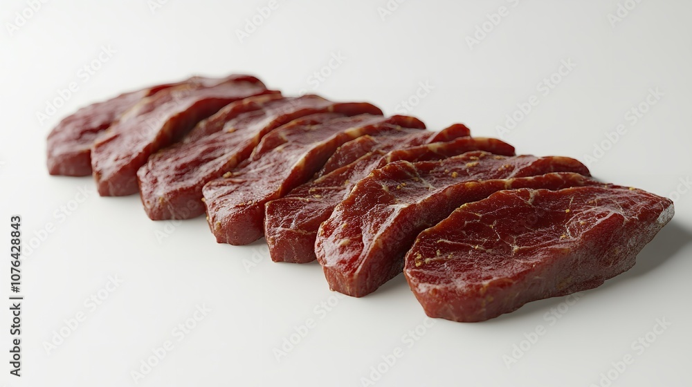 piece of raw meat with rosemary piece of raw meat with rosemary