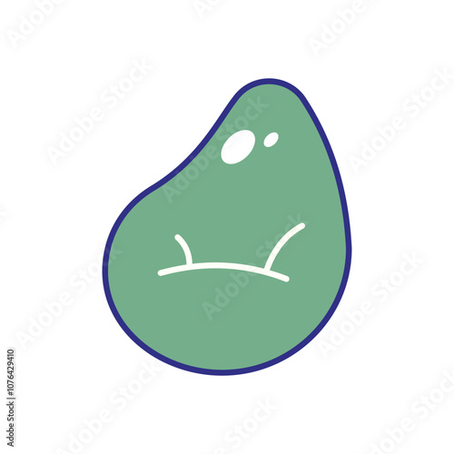 Bean Bag Chair vector icon stock illustration