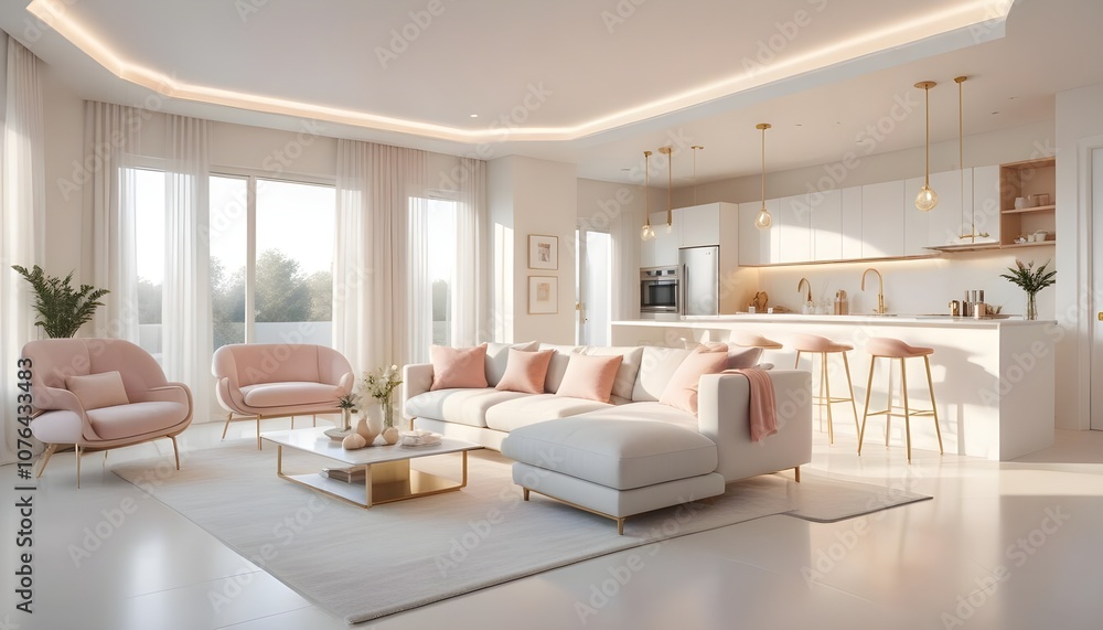 Fototapeta premium Photo interior modern design 