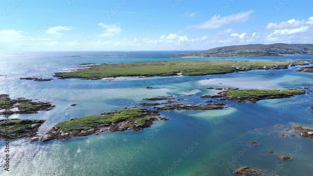 littoral irlandais près de l'ile d'Arranmore et Burtonport dans le comté de Dungloe littoral irlandais près de l'ile d'Arranmore et Burtonport dans le comté de Dungloe