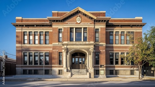 The police station building was once an art museum 