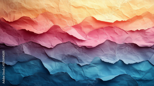 Wallpaper Mural A seamless background of folded paper with subtle, repeated crease Torontodigital.ca