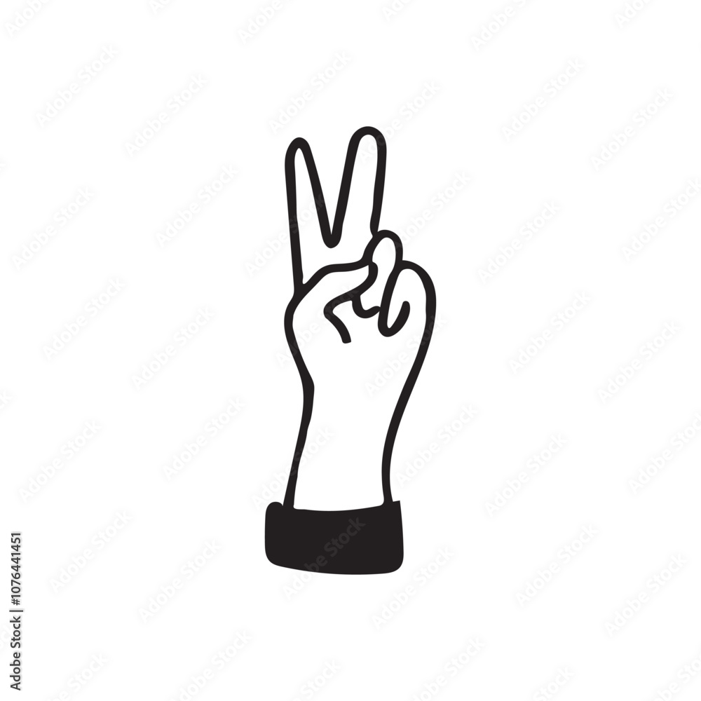 Peace Hand Drawn Peace Hand Drawn