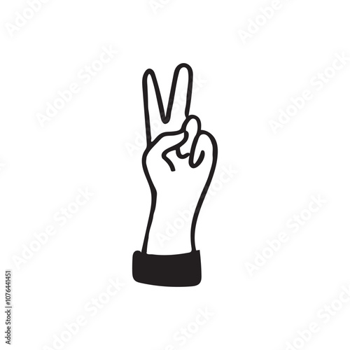 Peace Hand Drawn