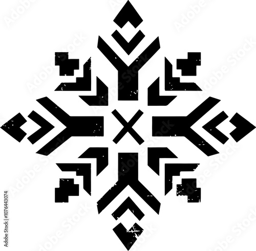 Aztec vector elements. Ethnic ornament. Tribal design, geometric symbols for border, frame, tattoo, logo, cards, decorative paper. Navajo motifs