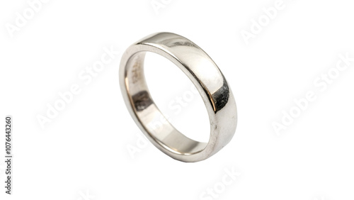 wedding rings, symbols of love and commitment, isolated on a white background