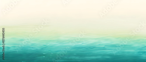 "Soft Seafoam to Turquoise Gradient: A Tranquil Blend Evoking Calmness and Serenity in Nature"