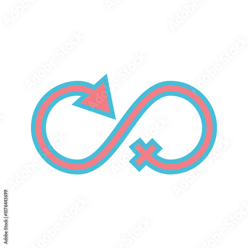 Gender symbol. Female and male icon. Man and woman sign