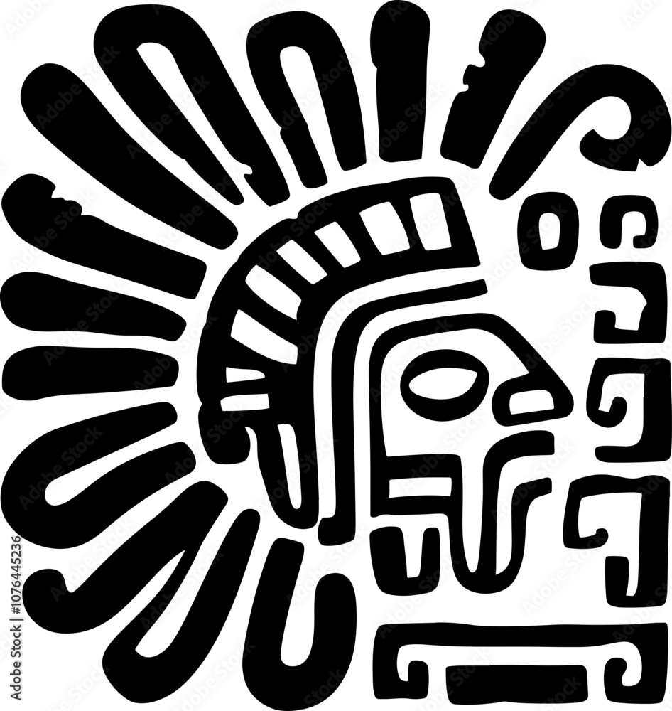 Aztec vector elements. Ethnic ornament. Tribal design, geometric symbols for border, frame, tattoo, logo, cards, decorative paper. Navajo motifs Aztec vector elements. Ethnic ornament. Tribal design, geometric symbols for border, frame, tattoo, logo, cards, decorative paper. Navajo motifs