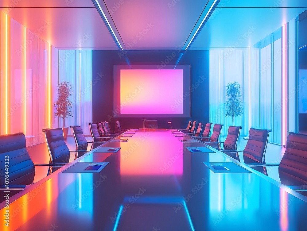 Illuminating Virtual Conference Room Symbolizes Engaged Team Discussions Illuminating Virtual Conference Room Symbolizes Engaged Team Discussions