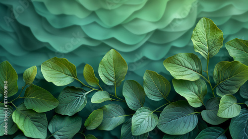 Scenic Sunrise Over Lush Green Mountain Landscape