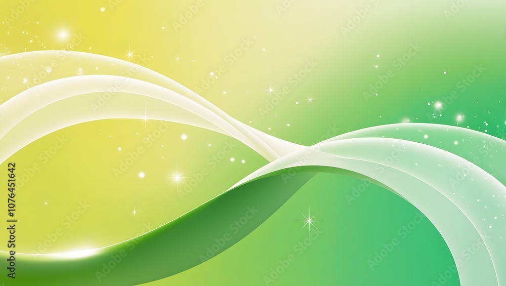 Abstract green background with stars Abstract green background with stars