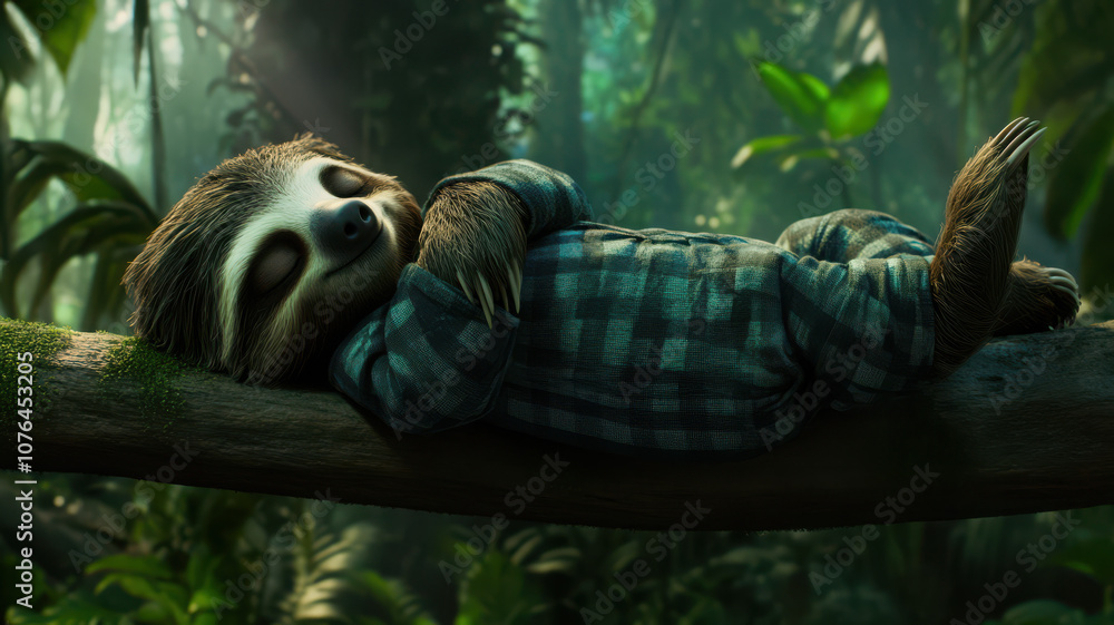 Sleepy Sloth in Pajamas Sleepy Sloth in Pajamas